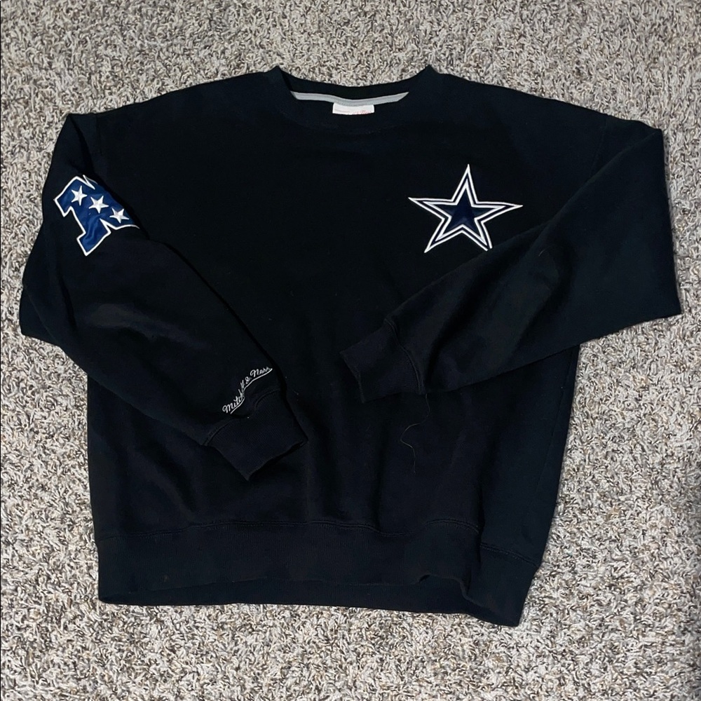 Men's Black cowboys Sweater